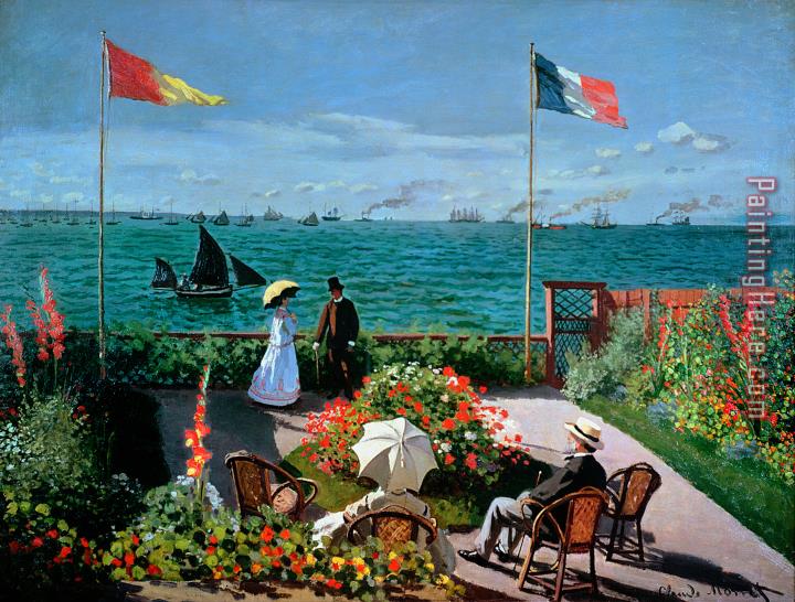 Claude Monet The Terrace at Sainte Adresse